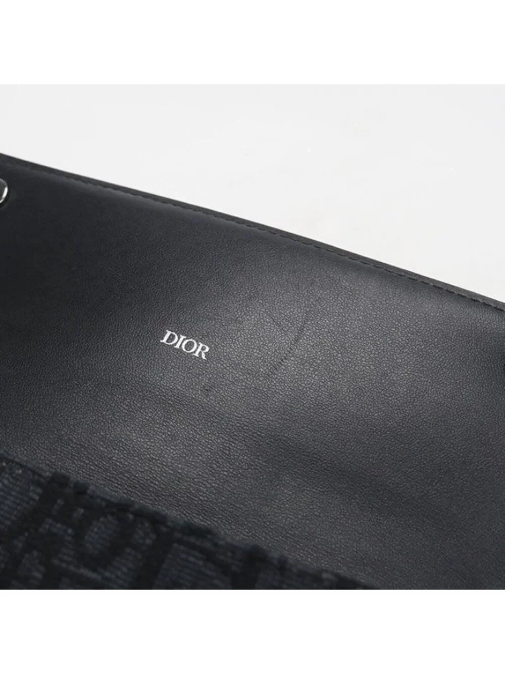Dior Long Flap Wallet Oblique Bifold Jacquard